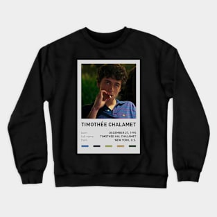 Timothée Chalamet Crewneck Sweatshirt